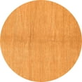 thumbnail image 1 of Ahgly Company Indoor Round Abstract Orange Modern Area Rugs, 3' Round, 1 of 4