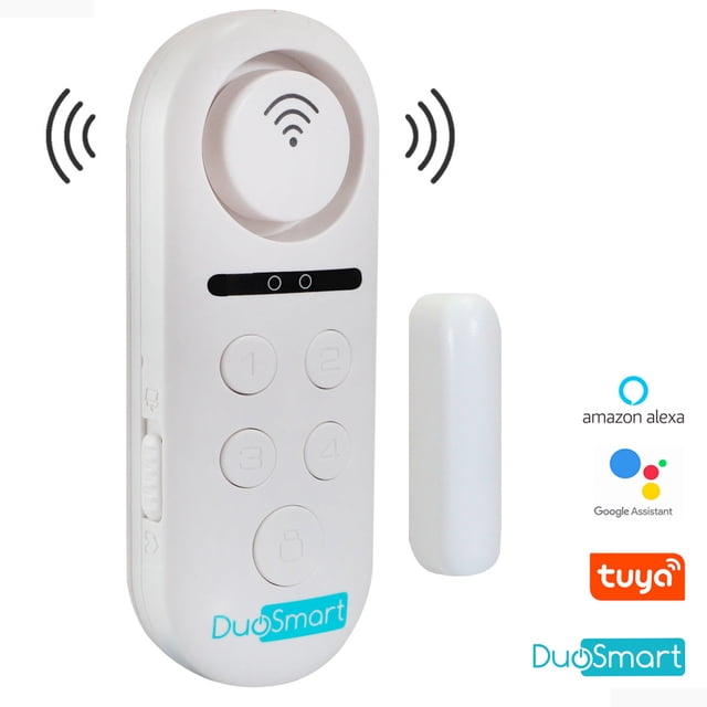 Sensor Wifi Puerta/ventana Con sirena Alexa/google/tuya C60 Duosmart