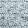 thumbnail image 1 of oneOone Viscose Jersey Sky Blue Fabric Birds Rooster Quilting Supplies Print Sewing Fabric By The Yard 60 Inch Wide, 1 of 4