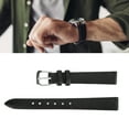 thumbnail image 1 of Pin Buckle Watch Band, Pin Buckle Watch Band PU Leather Universal Replacement, Watch Strap Part Accessory Watchband Replacement For Men Women, 1 of 8