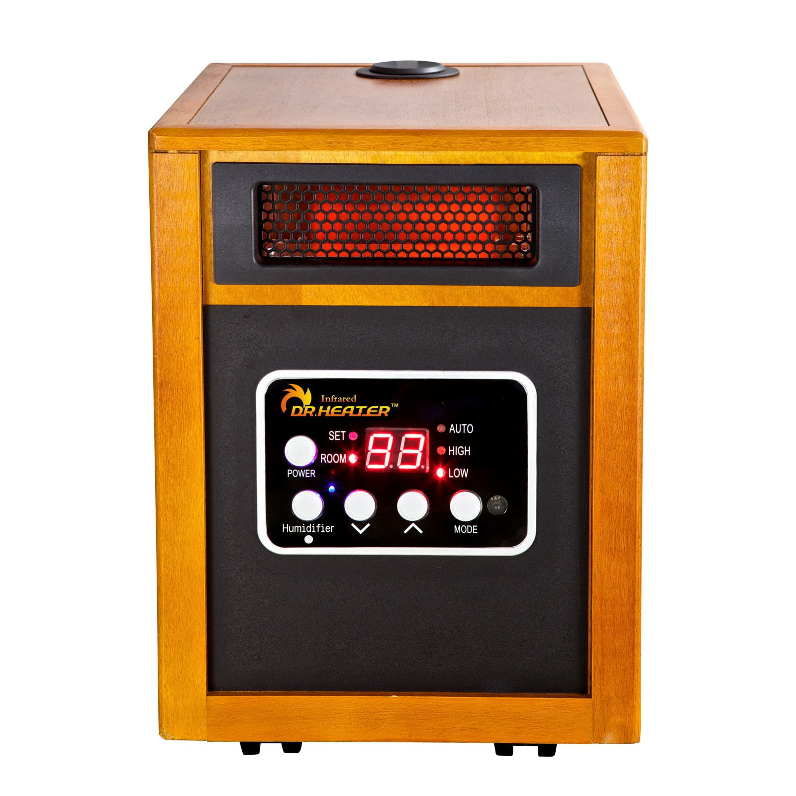 Furniture-Grade Cabinet Dr Infrared Heater DR999 1500W Remote Control Advanced Dual Heating System with Nightstand Design