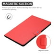 thumbnail image 4 of Dteck Smart Case for Amazon Fire HD 10 2021/HD10 Plus 2021 10.1-inch 11th Generation,Magnetic Card Holder Wallet Slim Case PU Leather Kickstand Shockproof Folio Automatic wake/sleep Cover,Red, 4 of 5