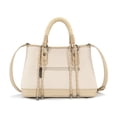 thumbnail image 4 of Wrangler Tote Bags for Women Medium Satchel Purse with Designer Braided Rope Top Handle, 4 of 7