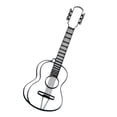 thumbnail image 1 of World Unique GR-1121 Guitare - 38 x 16 x 0,5 Po., 1 of 1