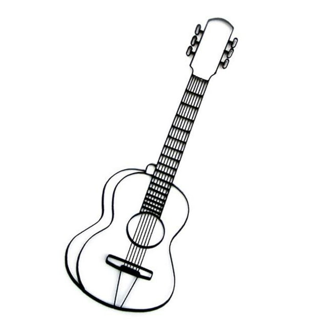 World Unique GR-1121 Guitare - 38 x 16 x 0,5 Po.