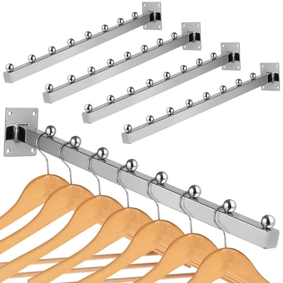 HEMOTON 5 Pcs Wall Mount Clothes -mounted Waterfall Hook