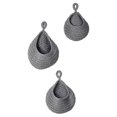 thumbnail image 1 of 3-Pack Woven Hanging Vegetable Baskets - Stylish Produce Holders for Kitchen & Home Organization, 1 of 5
