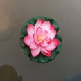 thumbnail image 3 of Floating Pond Decorations - Artificial Lotus Flowers & Leaves for Fish Tank, Home, and Water Lily Simulation - Mini DIY Lotus Pond Decoration, 3 of 8