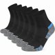 thumbnail image 1 of Chenchen 6 Pack Mens Ankle Athletic Socks Cushioned Running Sports Cotton Quarter Socks, 1 of 1