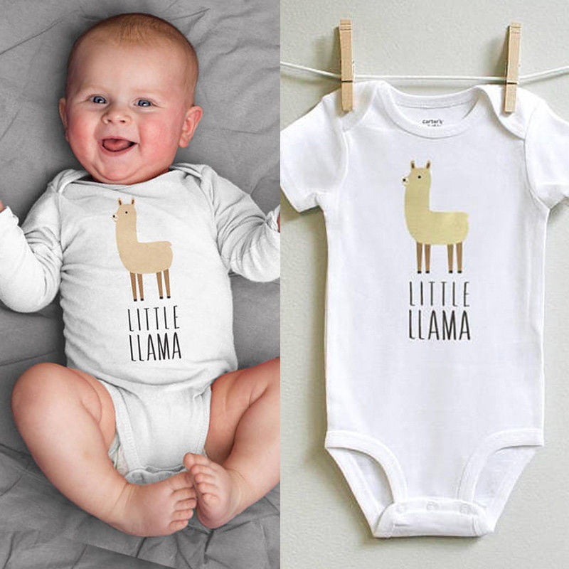 Newborn Baby Boy Girl Unisex Cotton Romper Jumpsuit Bodysuit Clothes Set Sunsuit 