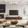 thumbnail image 3 of POVISON-95" Modern Wood TV Stand, Minimalist Slatted Entertainment Center,Media Console, TV Console, Perfect for 85-inch TVs, 3 of 8