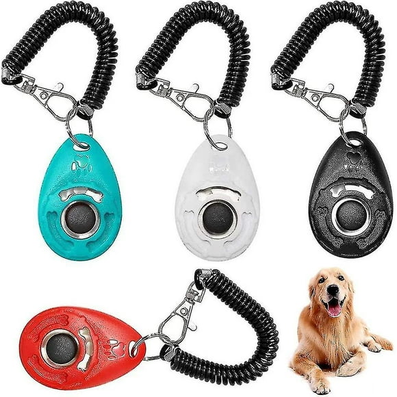 4 Pcs Dogs Clicker Training, Dog Dog Clicker, For Professional Pet Training, For Dogs, Cats, Birds