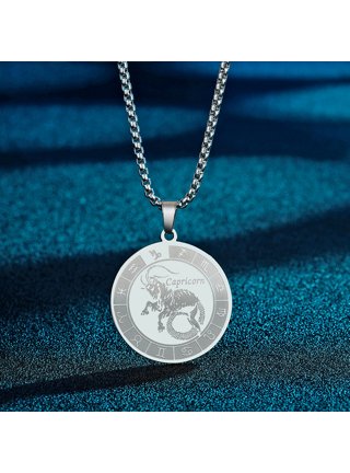 Capricorn necklace sale for guys