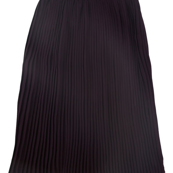 Eileen Fisher Womens Pleated Midi Skirt, Purple, 12P