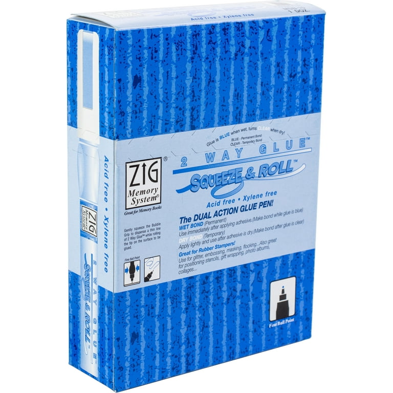 3-pack Bundle Zig Memory System 2-way Squeeze and Roll Glue 