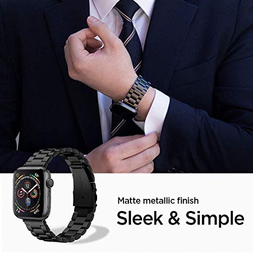 Spigen Modern Fit Designed For Apple Watch Band for 42mm/44mm Series  5/Series 4/Series 3/2/1 - Black | Walmart Canada