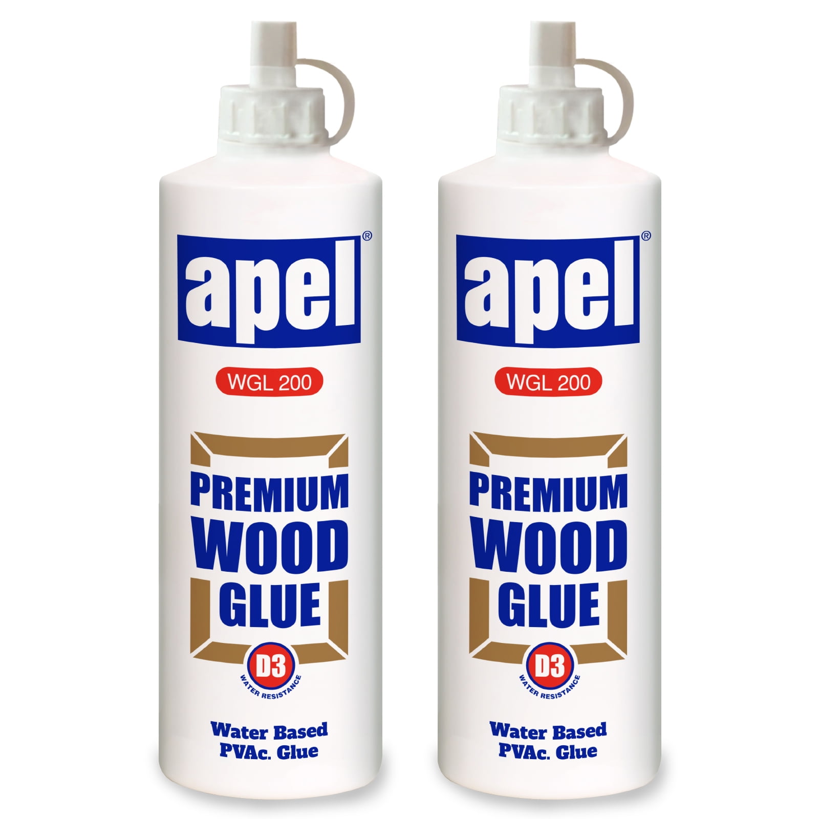 Wood Glue For Woodworking And Hobbies, Extra Strength For Crafts, 16 oz./1  pound, Water Based Clear PVA Glue For Interior & Exterior, Low Viscosity (4