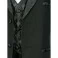 thumbnail image 2 of Avery Hill Boy's Formal 5 Piece Tuxedo Suit Dresswear Set (Black Diamond, 6), 2 of 3