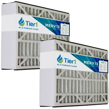

Tier1 16x26x5 Merv 13 Replacement for Lennox Air Filter 2 Pack (Actual Size: 16 3/8 x 25 1/2 x 4 3/8)