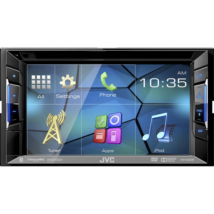 JVC KWV220BT DVD/CD/USB Receiver with Bluetooth and 6.2" Touchscreen