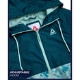thumbnail image 5 of Reebok Womens Rain Jacket Lightweight Water-Resistant Windbreaker for Women with Adjustable Hood, 5 of 7