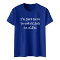 thumbnail image 5 of Women's Funny Graphic T-Shirts Sarcastic Novelty Tees with Humorous Sayings for Casual Wear, 5 of 5
