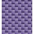 thumbnail image 3 of Ambesonne Abstract Duvet Cover Set, Plaid Print with Stripes, 2-Calking, Purple Quartz, 3 of 7