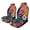 Color, variant on Beautiful Flowers Softly Glowing. Car Seat Covers Pack of 2 Universal Front Seat Protective Cover