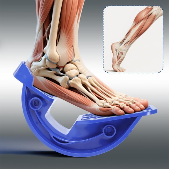 Foot Stretcher, Calf Stretcher for Plantar Fasciitis, Non-slip Stretching Foot Rocker for Home Office (Blue)$$Sport & Recreation Other