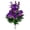 Purple, variant on Sympathy Silks Artificial Cemetery Flowers Sunrise Gladiolus Rose and Lily Bouquet for Vase