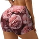 thumbnail image 1 of Fotbe Delicate Pink Carnations Shorts Sin Costuras – Shorts Deportivos de Cintura Alta para Mujer, Elásticos para Gimnasio, Yoga, Running o Ciclismo-Small, 1 of 8