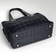 thumbnail image 2 of Pre-Owned Chanel New Travel Line Tote PM Coco Mark Handbag Nylon Jacquard Black A20457 Women's, 2 of 7