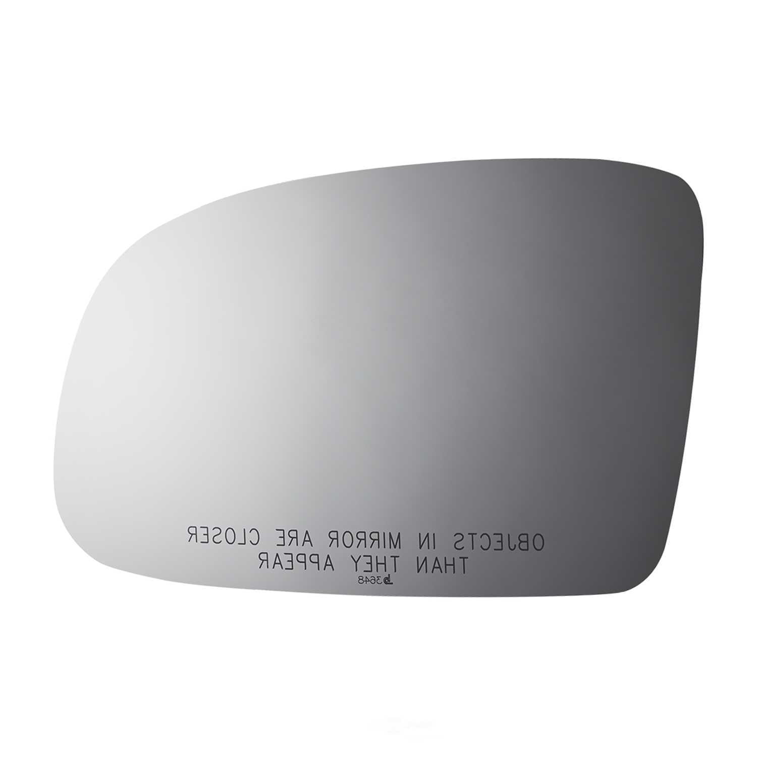 Burco Side View Mirror Replacement Glass - Clear Glass - 3648