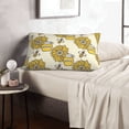 thumbnail image 6 of Honeii Cartoon Honey Pot Bee Sunflower Decorative Throw Pillow Case - Elevate Your Couch, Sofa, or Bed with Stylish Home Decor, Perfect Gift Idea-14"x20", 6 of 6