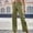 18-Army Green, variant on SELONE Women's Cargo Pants for Work Mid Rise with Pockets Casual Pants Ankle Length Baggy Casual Pants Black M