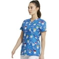 thumbnail image 7 of Dickies EDS Scrubs Top For Women V-Neck Print DK704, 7 of 7