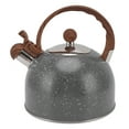 thumbnail image 1 of Stovetop Teapot, Durable Stainless Steel Plastic Quick Heating Whistling Kettle  For Kitchen Grey,Beige, 1 of 8