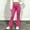 Hot Pink, variant on Girls Flare Yoga Pants Casual High Waist Wide Leg Stretch Kids Dance Pants Black 5T