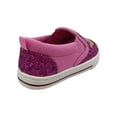 thumbnail image 3 of Disney Princess Glitter Crown Twin Gore Slip-on Sneaker (Toddler Girls), 3 of 6