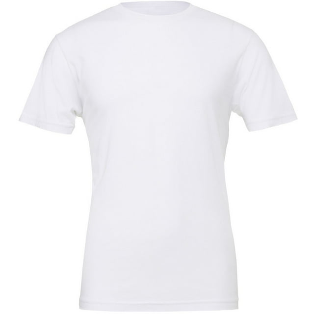 Canvas - Camiseta Básica de manga corta Unisex - Casual o Deporte/Gym Hombre/Mujer (Blanco)