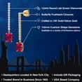 thumbnail image 2 of Gem Stone King 14K Yellow Gold Red Created Ruby and Lab Grown Diamond Dangle Earrings for Women | 2.36 Cttw | Gemstone July Birthstone | Cushion 7X5MM, 2 of 6