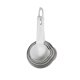 thumbnail image 3 of Plastic Graduated Measuring Cup, Kitchen Dedicated Measuring Cup, White And Gray 4-Piece Measuring Cup Set (8pcs), 3 of 5