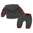 thumbnail image 2 of Baby Girl Hooded Sweatershirt Tops Pants 2PCS Set, 2 of 5