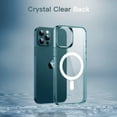 thumbnail image 5 of JETech Magnetic Case for iPhone 12 Pro Max 6.7-Inch Compatible with MagSafe Wireless Charging, Shockproof Phone Bumper Cover, Anti-Scratch Clear Back (Pacific Blue), 5 of 7