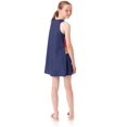 thumbnail image 2 of DC Comics Girls Blue Sleeveless Skater Dress, 2 of 5