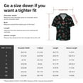 thumbnail image 5 of Kdxio Men's Hawaiian Shirt for Men Short Sleeve Shirt Colorful Insect Summer Casual Holiday Beach Button Down T-Shirts, 5 of 5