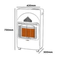 thumbnail image 2 of Calefactor Calentador De Gas LP Portátil 3 Niveles Helios M3P, 2 of 3