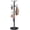 Black-Umbrella Holder 12 Hooks, variant on Modern Coat Rack Stand, Metal Freestanding Coat Rack with Natural Marble Base, Heavy-Duty Coat Racks with 12 Hooks,Black Coat Hanger Tree Stand for Office, Entryway, Hallway