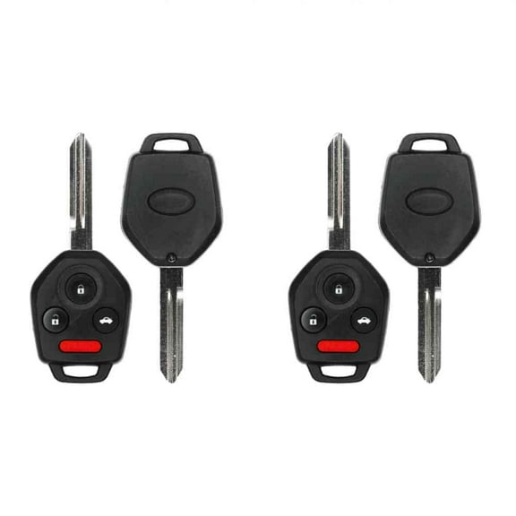 Replacement Keyless Remote Head Key Fob for Subaru Legacy 2008-2009 FCC CWTWBU766 Part Number 57497AG48A Pack of 2
