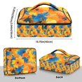 thumbnail image 3 of Iauyy Casserole Carrier for Hot Food Insulated Casserole Travel Carry Bag with Lid Food Warmer Bag for Party/Picnic,Yellow and Blue Flowers, 3 of 7